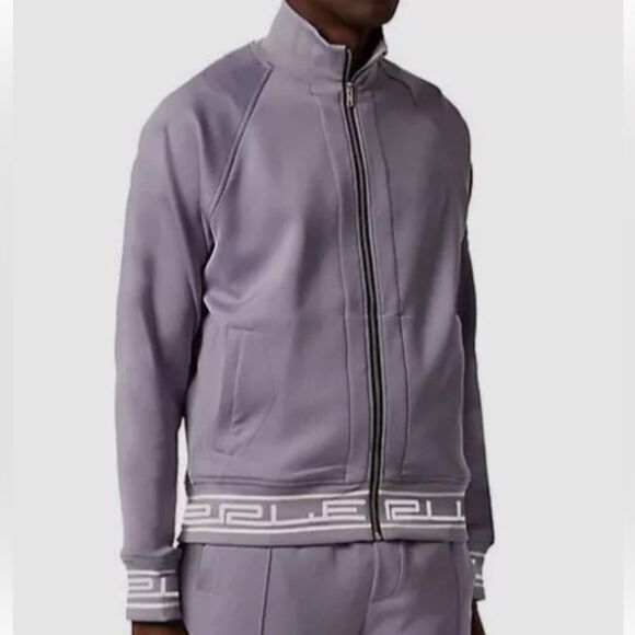Purple Brand Men's Full-Zip Tricot Track Jacket in Purple, NWT, Size XL - Picture 1 of 10